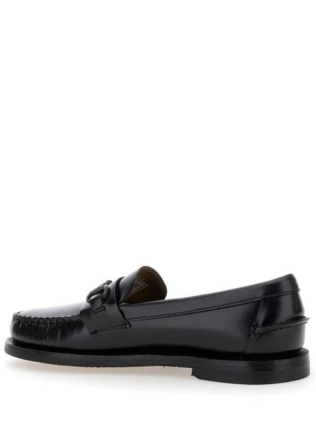 'Joe' Black Pull-On Loafers With Horsebit Detail In Leather Man - SEBAGO - BALAAN 3