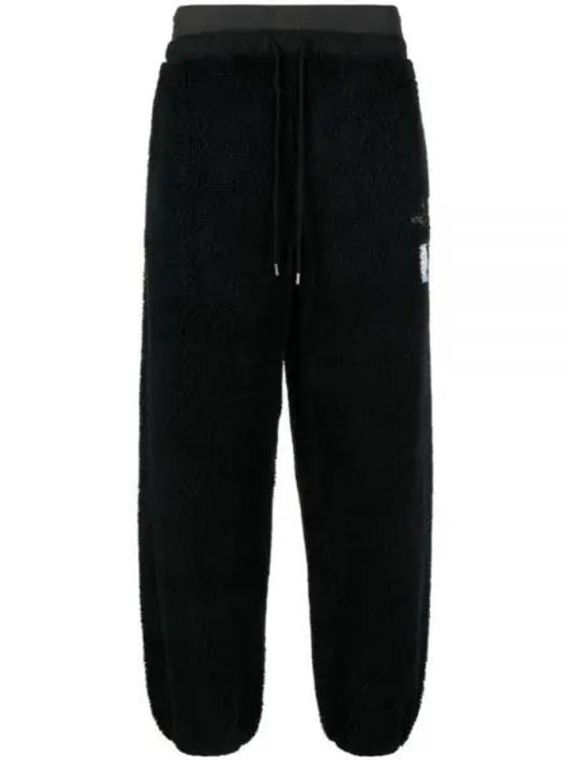 Layered Boa Track Pants Black - MIHARA YASUHIRO - BALAAN 2