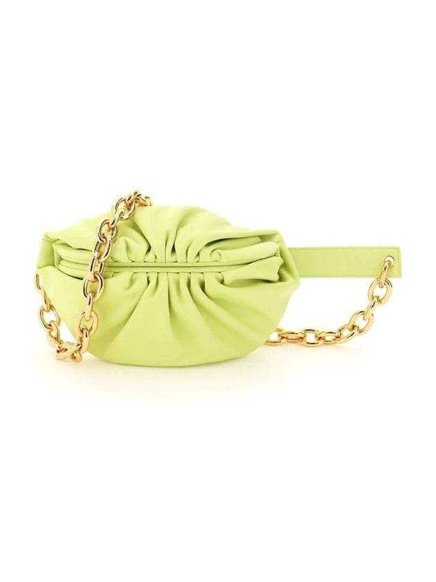 Chain Leather Belt Bag Yellow - BOTTEGA VENETA - BALAAN 1