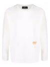 Men's Neo Flora Print Organic Cotton Long Sleeve T-Shirt White - STONE ISLAND - BALAAN 5