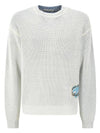 Smashing Bow Logo Label Knit Top Blue - ACNE STUDIOS - BALAAN 1