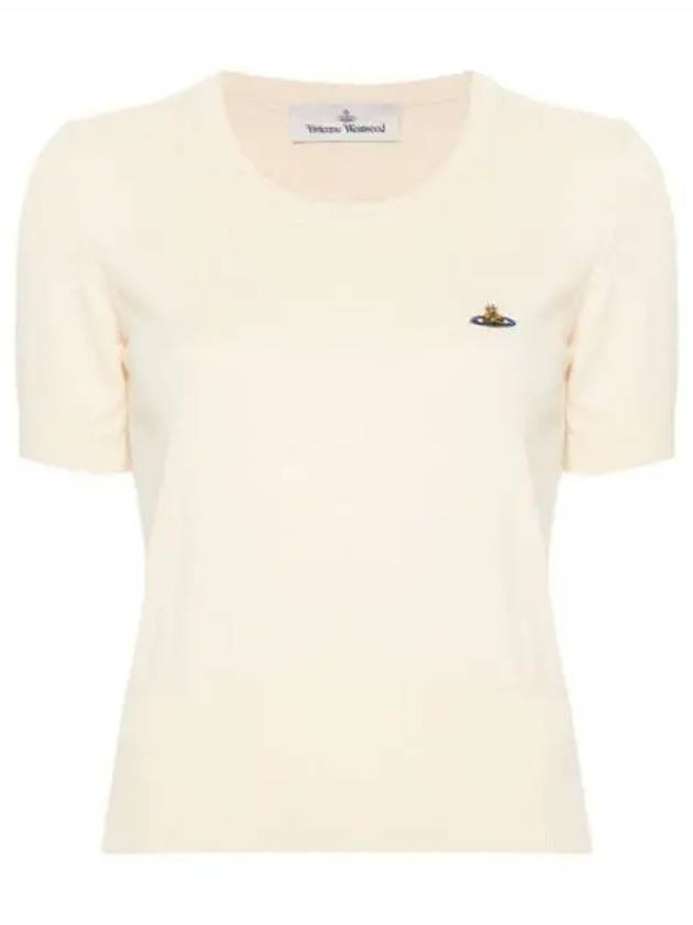 Bea Ribbed Knit Top Ivory - VIVIENNE WESTWOOD - BALAAN 2