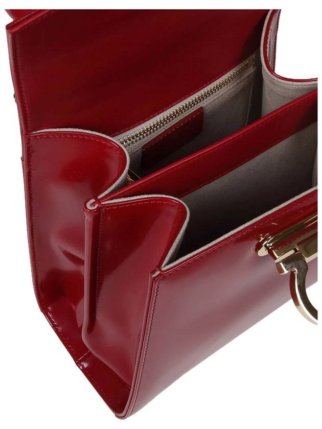 Salvatore Ferragamo Small Top Handle In Abraded Calfskin - SALVATORE FERRAGAMO - BALAAN 4