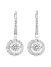 Una Drop Crystal Pierced Earrings Silver - SWAROVSKI - BALAAN 1