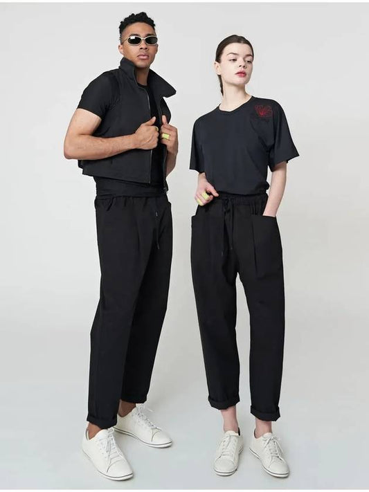 One tuck paggy pants Black - ATHPLATFORM - BALAAN 2