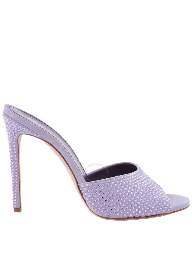 Paris Texas Ladies Light Amethyst Hollywood 75 Mules, Brand Size 38 ( US Size 8 ) - PARIS TEXAS - BALAAN 1