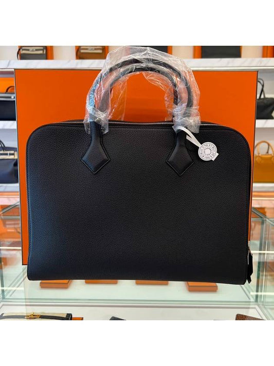 2024 W engraved Victoria Light Black Togo - HERMES - BALAAN 1