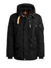 Men s Right Hand Hooded Zip Up Black - PARAJUMPERS - BALAAN 2