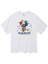 Party Bear Short Sleeve T-Shirt White - RADINEO - BALAAN 1