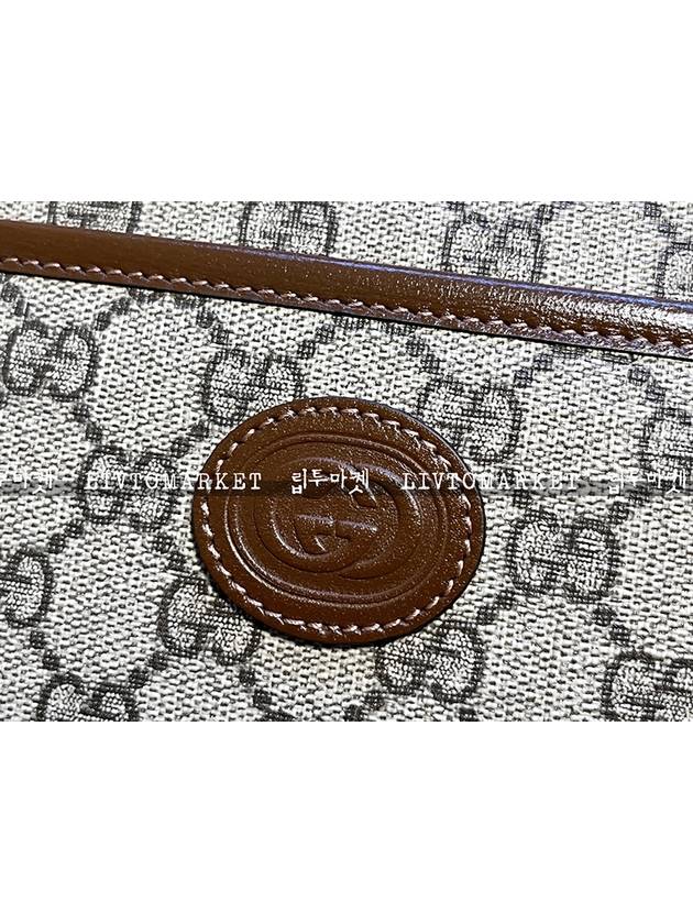 GG Interlocking Mini Cross Bag Brown - GUCCI - BALAAN 5