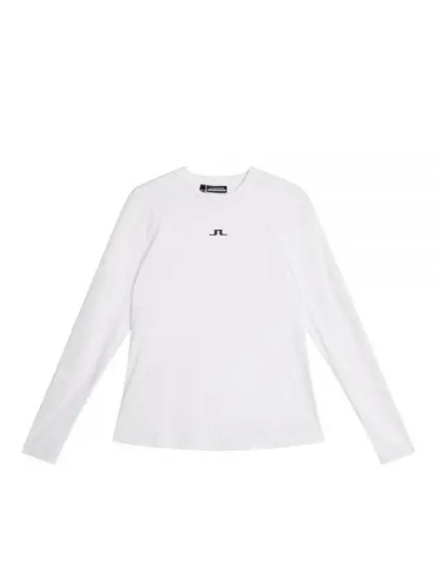 Golf Logo Print Ada Long Sleeve T-Shirt White - J.LINDEBERG - BALAAN 2