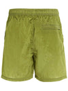 Men's Logo Patch Nylon Metal Swim Shorts Yellow - STONE ISLAND - BALAAN 3