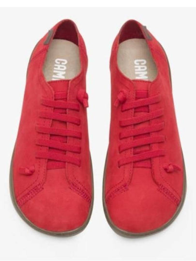 Peu Leather Low Top Sneakers Red - CAMPER - BALAAN 2