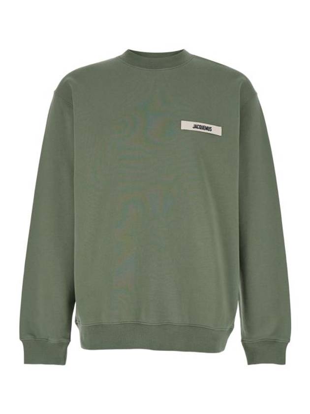 Le Gros Grain Logo Sweatshirt Light Green - JACQUEMUS - BALAAN 1