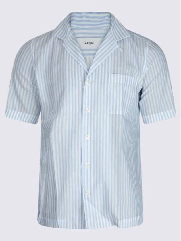 Short Sleeve Shirt EQKLOPEQC1799 100CE Free LIGHT BLUE WHITE - RVR LARDINI - BALAAN 5