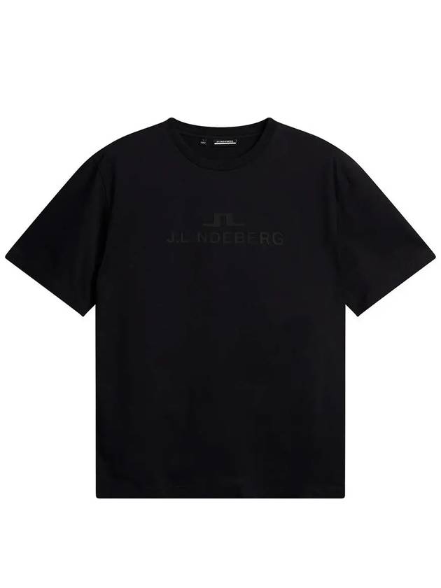 Alpha Short Sleeve T-Shirt Black - J.LINDEBERG - BALAAN 3