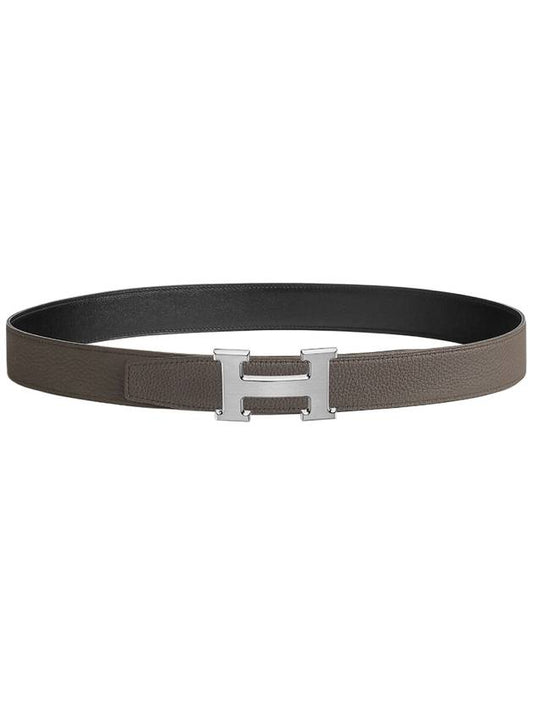 H buckle reversible double sided leather strap 32mm H073967CAAC - HERMES - BALAAN 2