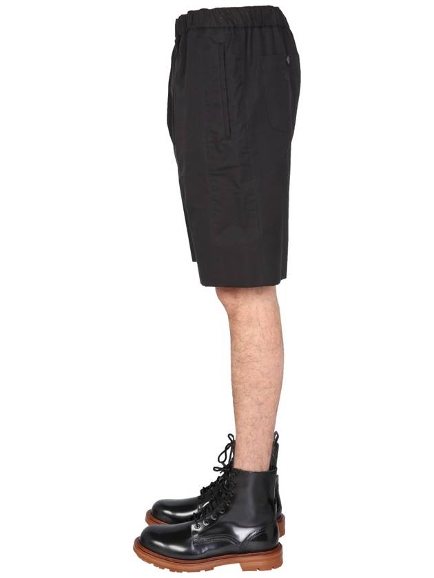 Men's Banding Bermuda Shorts Black - ALEXANDER MCQUEEN - BALAAN 4