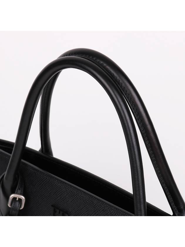 Saffiano Black Monochrome Shoulder Bag 1BA155 - PRADA - BALAAN 4