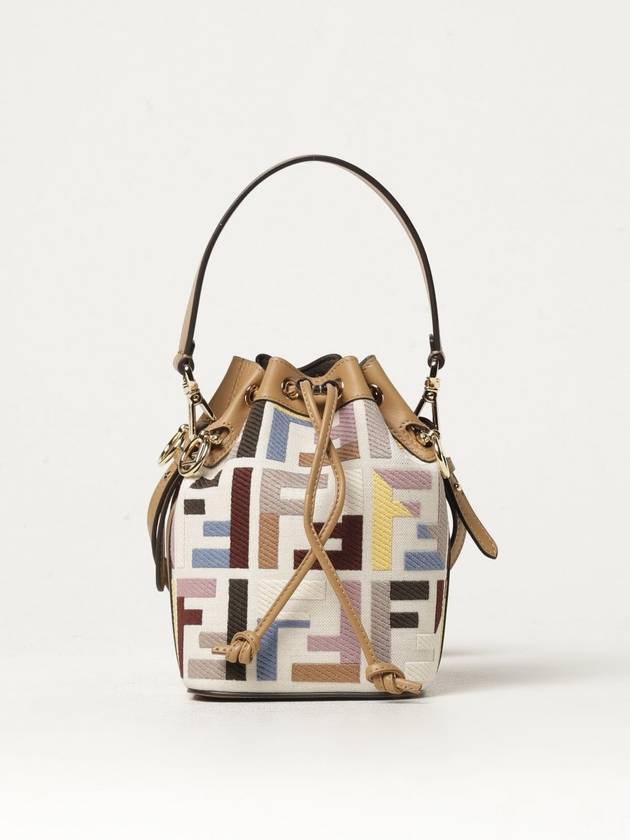 Mon Tresor FF Embroidered Bucket Bag - FENDI - BALAAN 2