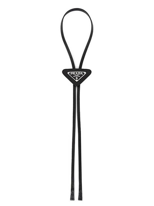 bolo tie necklace black - PRADA - 2