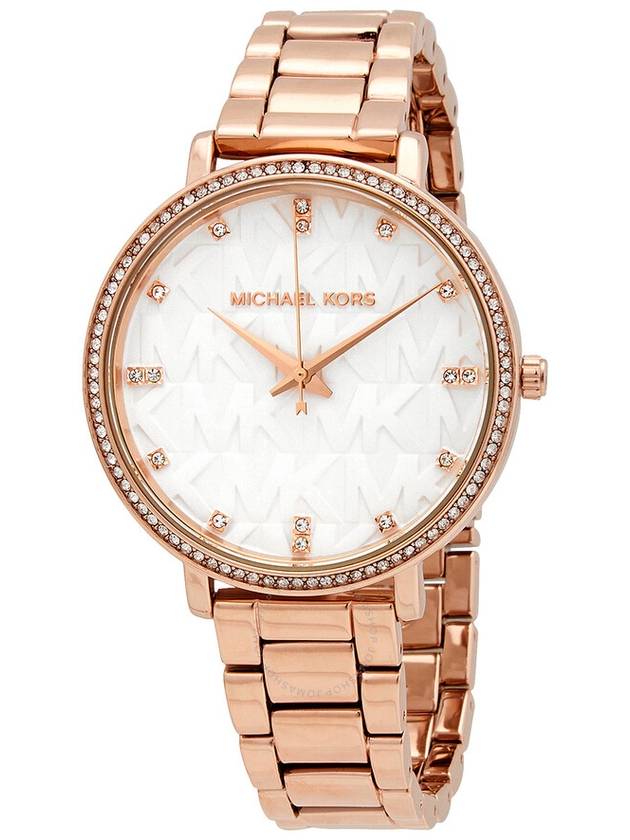 Michael Kors Pyper Quartz Crystal White Dial Ladies Watch MK4594 - MICHAEL KORS - BALAAN 1