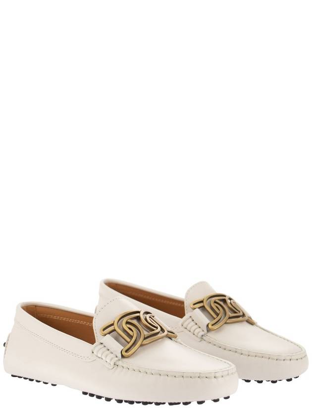 Kate Gommino Leather Driving Shoes White - TOD'S - BALAAN 5