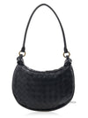 Intrecciato Gemelli Small Shoulder Bag Black - BOTTEGA VENETA - BALAAN 4