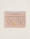 Materasse card wallet powder pink - MIU MIU - BALAAN 1