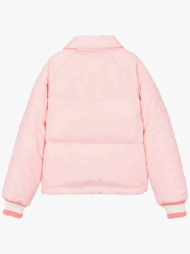 12y14y kids logo down padded jumper pink 8069477 - BURBERRY - BALAAN 2