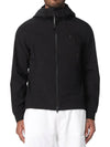 Shell R Goggle Hooded Jacket Black - CP COMPANY - BALAAN 3