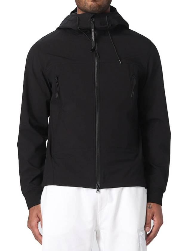 Shell R Goggle Hooded Jacket Black - CP COMPANY - BALAAN 3