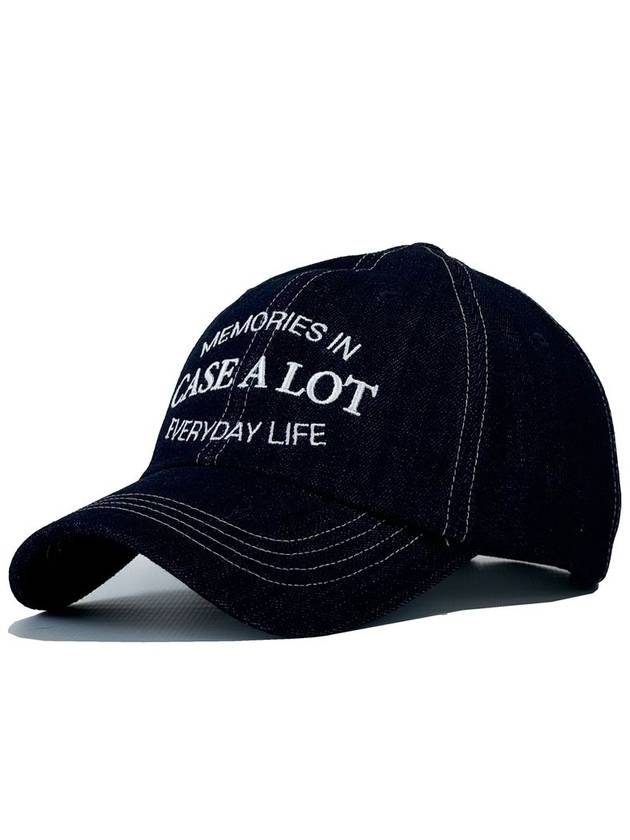 denim stitch ball cap indigo - CASEALOT - BALAAN 4