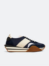 Logo James Panel Low Top Sneakers Navy - TOM FORD - BALAAN 2