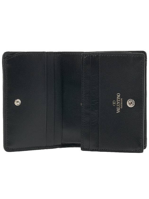 Toile Iconographe Half Wallet Black - VALENTINO - BALAAN 8