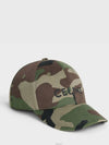 Military Cotton Ball Cap Khaki - CELINE - BALAAN 2