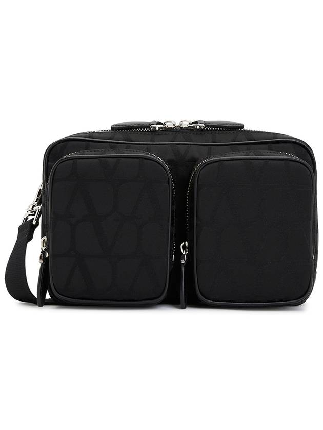 Toile Iconographe Cross Bag Black - VALENTINO - BALAAN 2