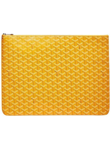 Senna GM Clutch Bag Yellow - GOYARD - BALAAN 1