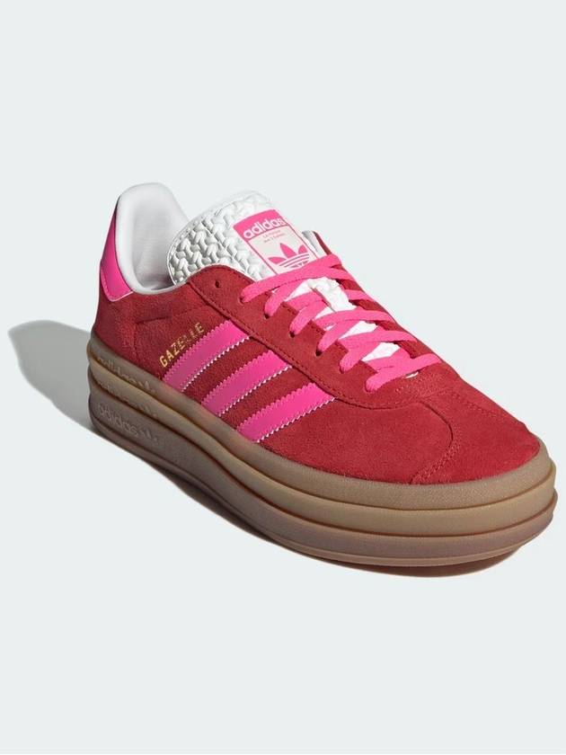 Women's Gazelle Bold College It Red Lucid Pink - ADIDAS - BALAAN 3