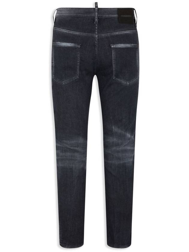 Distressed Denim Jeans Black - DSQUARED2 - BALAAN 3