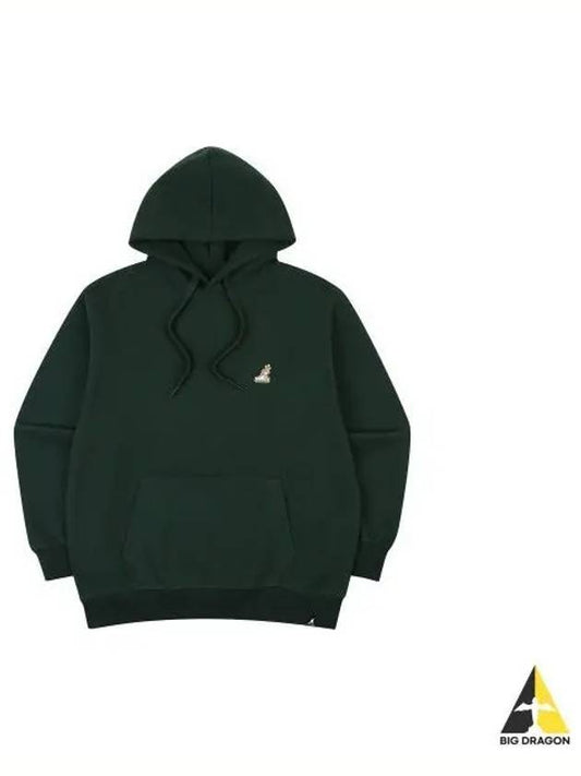 Logo Patch Hoodie 5144 Green - KANGOL - BALAAN 1