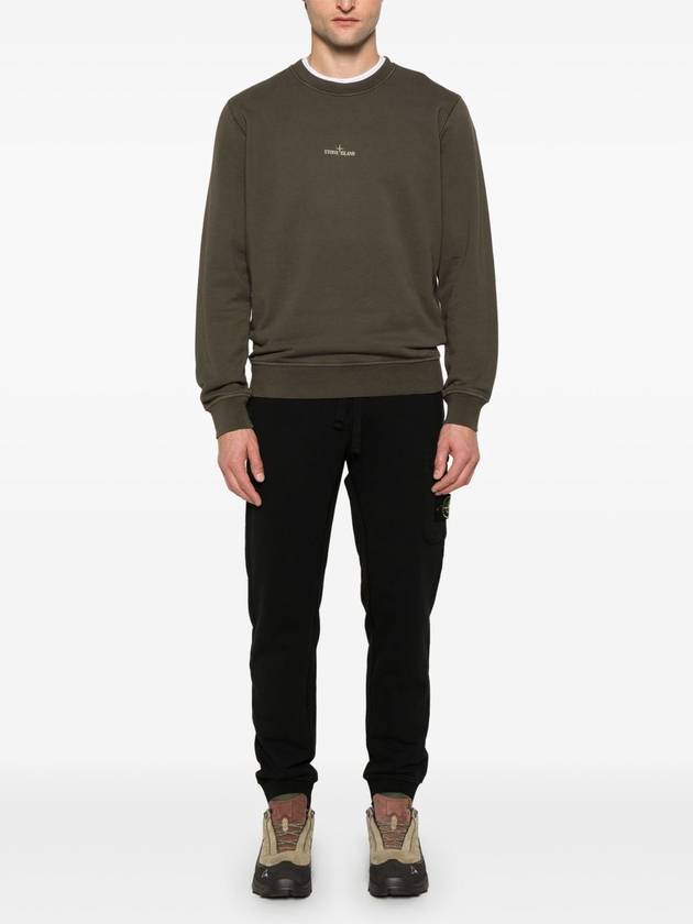 Back Graphic Print Sweatshirt Green - STONE ISLAND - BALAAN 3