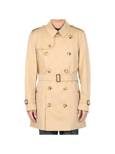 Short Kensington Heritage Trench Coat Beige - BURBERRY - BALAAN 1