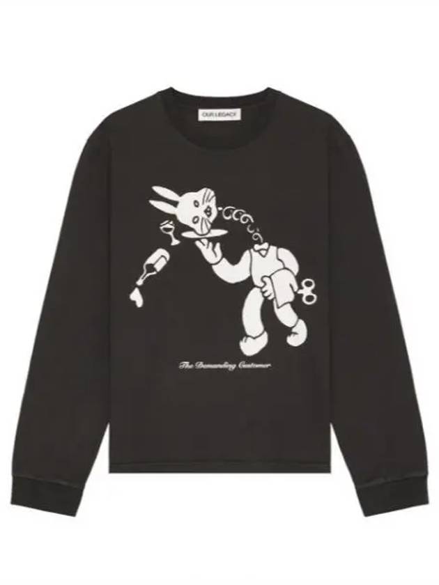 Tour Last Surfer Print Long Sleeve T-Shirt Black - OUR LEGACY - BALAAN 2