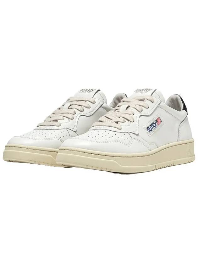 Medalist Black Tab Low Top Sneakers White - AUTRY - BALAAN 3