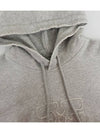 embroidered gray hoodie - GANNI - BALAAN 8