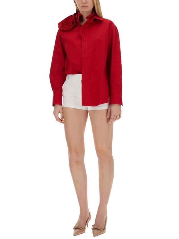 Valentino Garavani Compact Poplin Shorts - VALENTINO - BALAAN 2