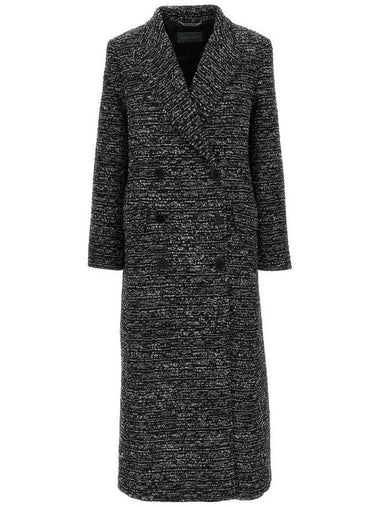 Alberta Ferretti Long Bouclé Coat - ALBERTA FERRETTI - BALAAN 1