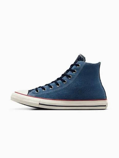 Chuck Taylor All Star Denim High Top Sneakers Blue - CONVERSE - BALAAN 1