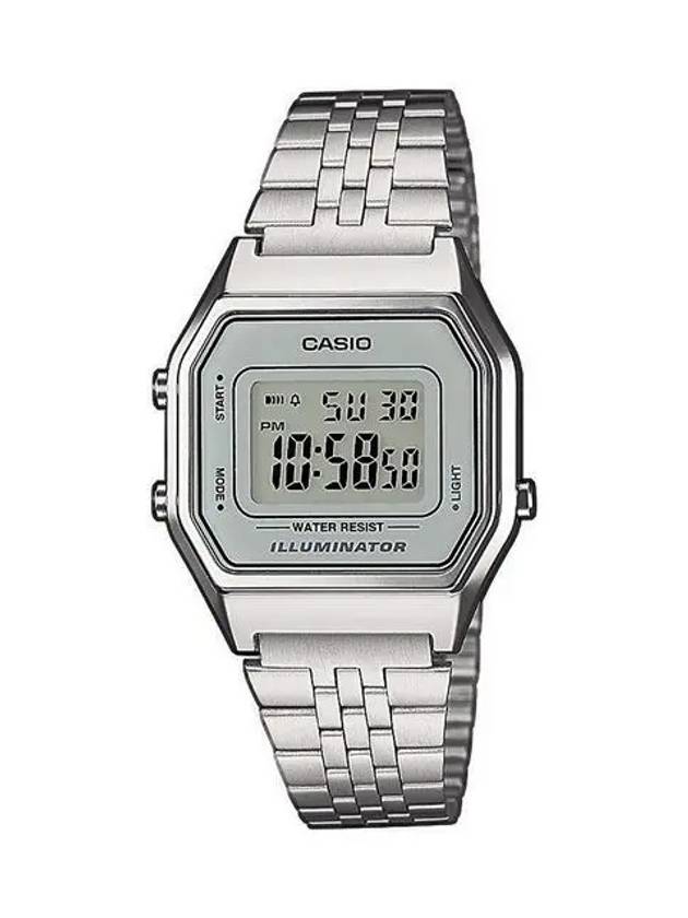 Women Metal Watch Electronic Vintage LA680WA7D - CASIO - BALAAN 1